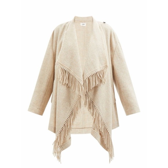Isabel Marant Jackets & Blazers - Isabel Marant Fringed Felt Jacket MRSP $450 Excellent EU 38 or Size M